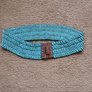 Beautiful Turquoise Beaded Women's Belt
